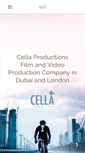 Mobile Screenshot of cellaproductions.com